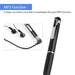 Pen-style Digital Voice Recorder — 12‑hour Continuous, 192kbps, One-button