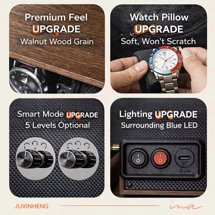 USB Motorised Watch Winder Box for Automatic Watches