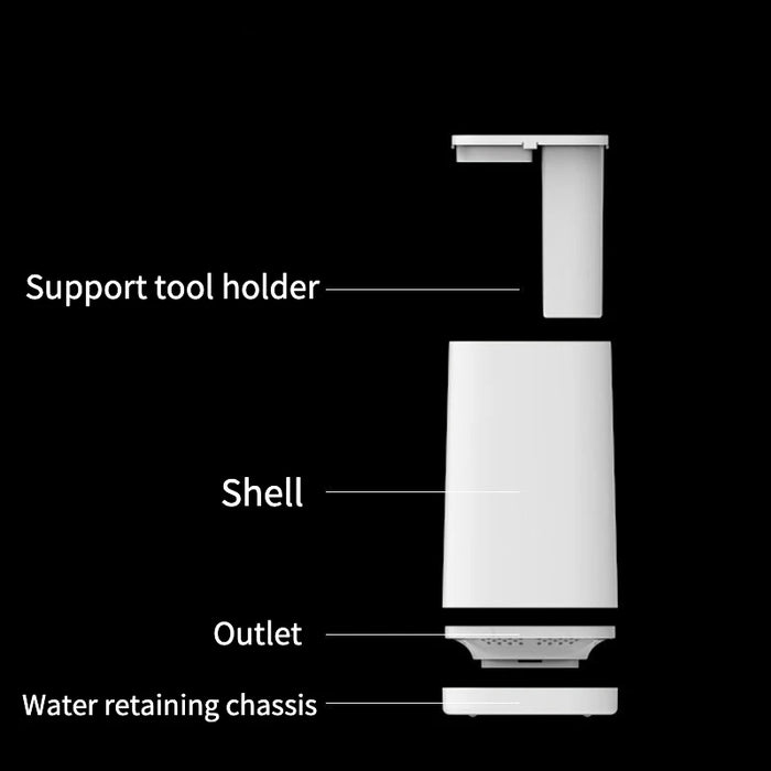 Multi-Function Knife & Utensil Rack with Drain Base