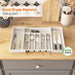 Expandable Cutlery Tray – Adjustable Drawer Utensil Organiser (PP)