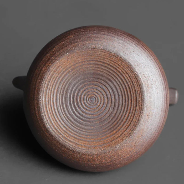 350ml Handmade Japanese-style Ceramic Teapot — Stoneware Gongfu Tea Maker