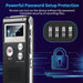 Digital Voice Recorder — 1536kbps, MP3 Player, USB & Voice‑Activated