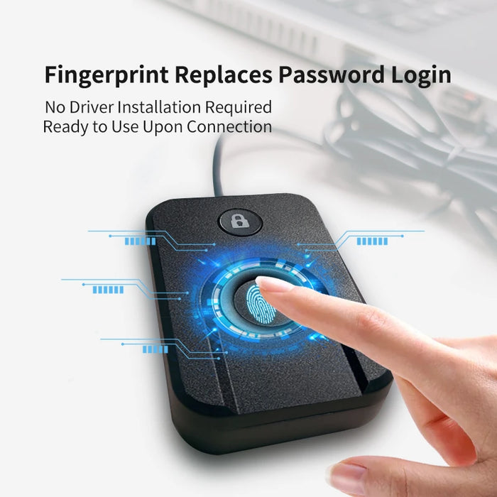 FP100-LK USB Fingerprint Reader for Windows Hello (Windows 10 & 11)