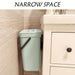 Kitchen Food Waste Bin — Small Countertop Compost Caddy with Lid, Wall-Mountable (3L & 5L)