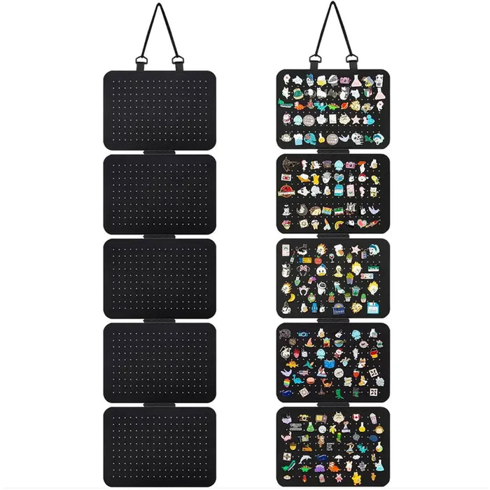 Felt Lapel Pin & Earring Display Panels — Hanging, Detachable Pages