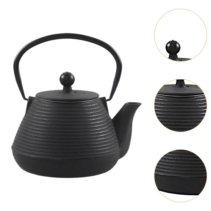 Cast Iron Tea Kettle 1.0L — Japanese-style with Loose-Leaf Infuser
