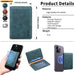 Magnetic Leather Card Holder — MagSafe Compatible No‑zip Card Bag