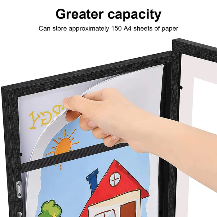 Kids' Interactive Art Frame — Removable A4 Display for Paintings & Photos