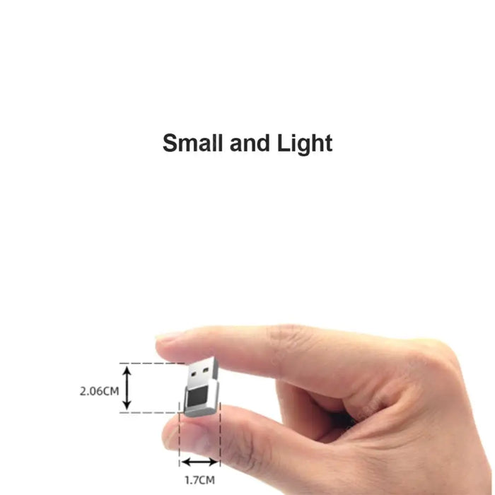 USB Fingerprint Key U5/U7/U8 — 360° Biometric Reader for Windows Hello (Win 10/11)