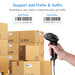 Eyoyo EY-H2 Handheld 2D USB Barcode Scanner — Wired QR, PDF417 & DataMatrix Reader for POS and Inventory
