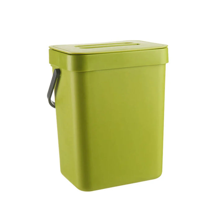 3L Countertop Compost Bin with Lid — Compact Kitchen Waste Caddy