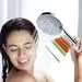 3-Piece Boosted 5-Speed Handheld Shower Set — Large Water Outlet, Chrome-Plated