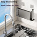 Adhesive Under-Cabinet Paper Towel Holder - Punch-Free Roll Dispenser