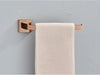 Rose Gold Bathroom Hardware Set — Stainless Steel Towel Rail, Toilet Paper Holder & Hook