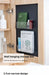 Slim Wall-Mounted Clear Storage Box — Cabinet & Medicine-Cabinet Organiser