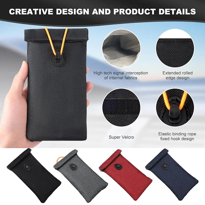 Faraday Bag — Signal‑Blocking Pouch for Car Key Fob & Smartphone