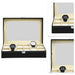 PU Leather Watch Display Box — 10 or 12-Slot Glass-Top Case