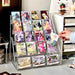 Transparent 5-Tier PC Plastic Greeting Card Display Rack