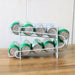 Double-Layer Metal Can Rack — 10-Can Fridge & Pantry Organiser, 35 x 15 x 19cm