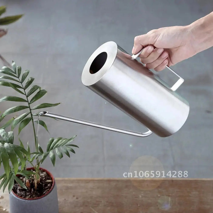 Stainless Steel Watering Can with Long Spout for Bonsai & Indoor Plants