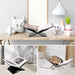 Acrylic Book Stand — Folding Display Holder for Cookbooks, Bibles & Texts (S/L, Black/White/Clear)
