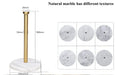 Marble Vertical Paper Towel & Plastic Wrap Rack — Brushed Gold