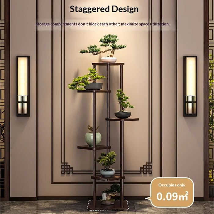 Multi-tier Step Plant Stand – 4- or 5-tier Plastic Pot Rack