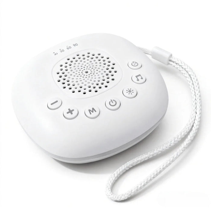 Portable White Noise Machine with LED Breathing Light & 20 Soothing Sounds