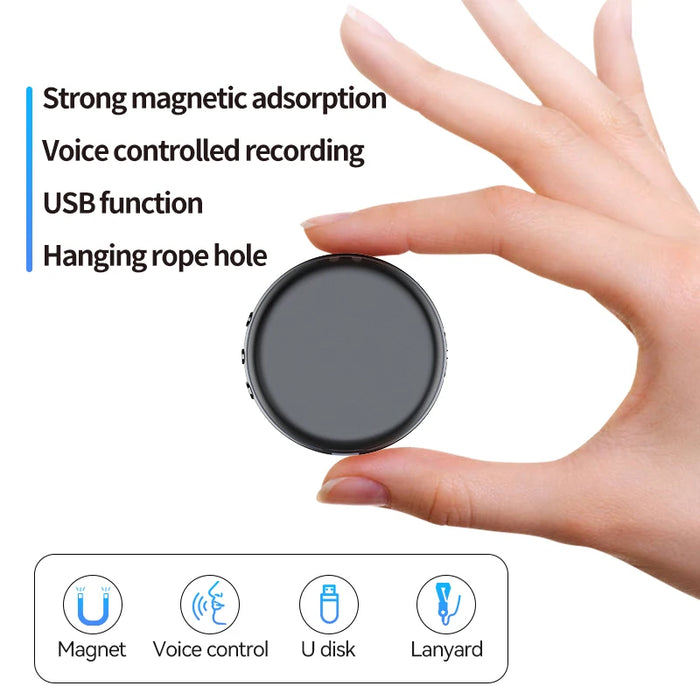 Digital Voice Recorder M29 — 4–64GB USB Rechargeable, Voice‑Activated MP3 Player