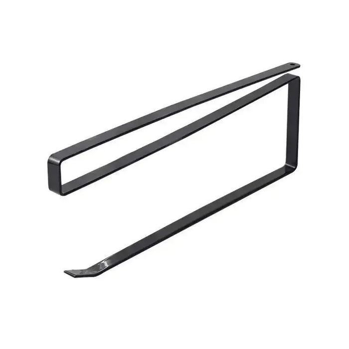 Paper Roll Holder — No-Drill Under-Cabinet Towel & Cling Film Rack (White/Black)