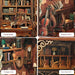 Time Book House DIY Retro Wooden Booknook — Miniature Bookends Kit