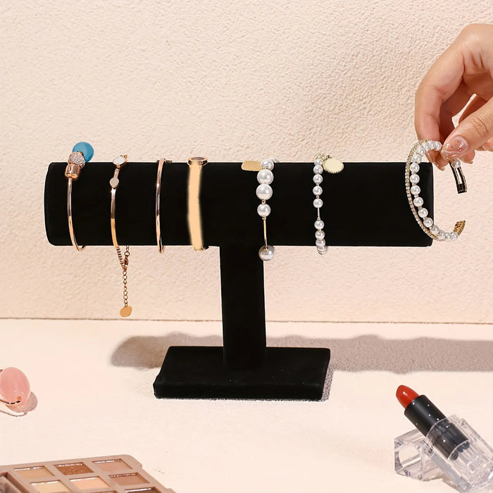 T-shaped Jewellery & Watch Display Stand - Vertical Desktop Bracelet Holder