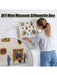 DIY Mini Museum Silhouette Box – Creative Memory Display Kit with Miniature Statues & Gold Frames