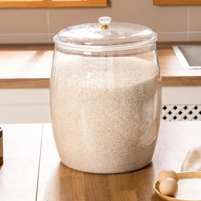 Multi‑functional Lidded Storage Jar — 2.2L to 18L Clear Acrylic