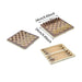 3-in-1 Folding Wooden Game Set — Chess, Checkers & Backgammon (24cm)