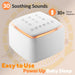 White Noise Machine — 30 Soothing Sounds, Warm Light, 30‑Hour Battery
