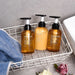 Refillable Pump Dispenser Set for Shampoo, Conditioner & Body Wash — 500 ml (1 or 3 pack)