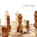 Wooden Folding Chess & Checkers Set — Portable Table Game with 2 Extra Queens, Beginner Friendly