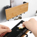 Personalised Engraved Bamboo Key Holder – 5-Hook Wall Rack