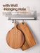 Acacia Wood Chopping & Charcuterie Board — Decorative Wooden Serving Board