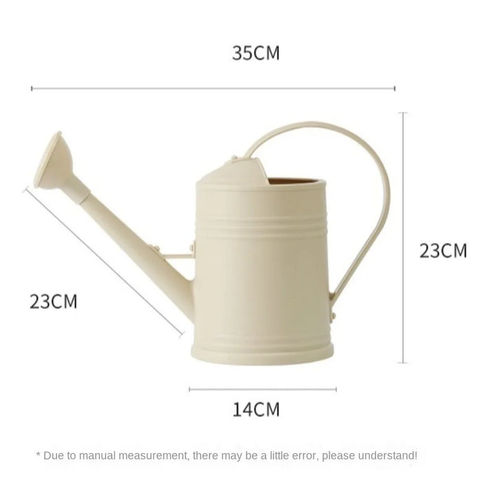 2-litre Long-Spout Watering Can — Durable Plastic with Ergonomic Handle