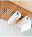 Drill-Free Stainless Steel Wall-Mounted Paper Towel & Toilet Roll Holder