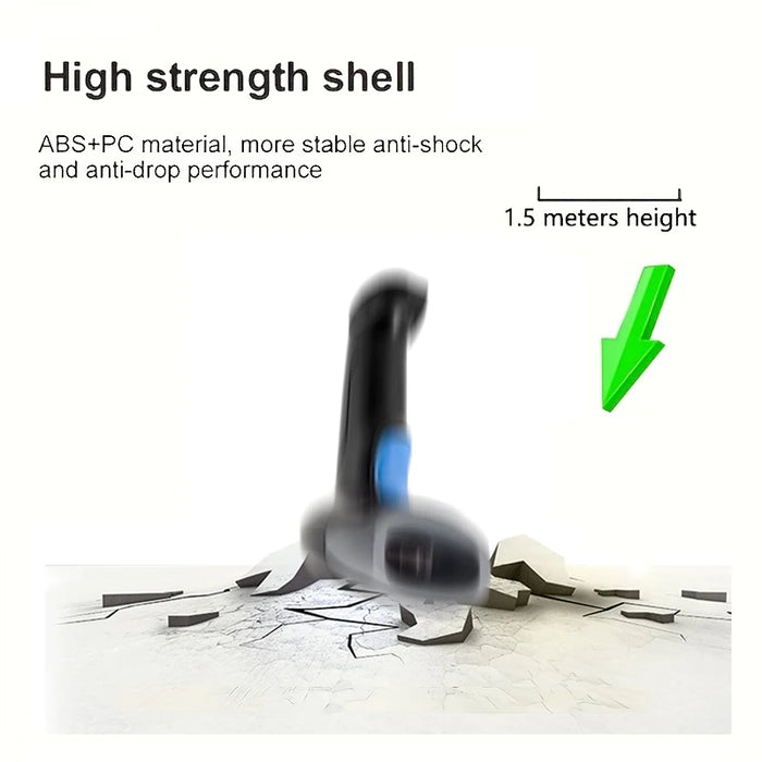 U20 Bluetooth/Wired 1D & 2D Handheld Barcode Scanner – Portable CMOS QR Reader