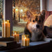 Set of 3 LED Glass Flameless Candles with Remote & Timer — 3 Sizes, 3 Colours