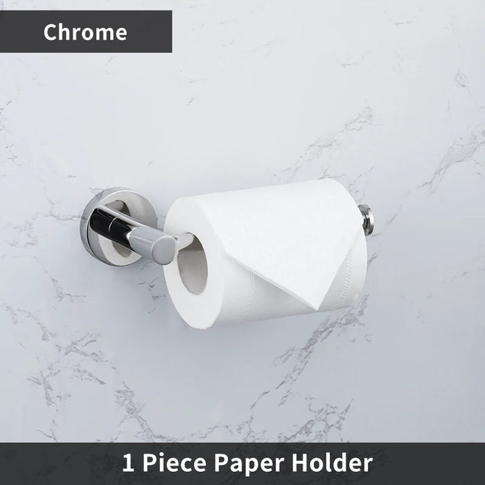 SUS304 Stainless Steel Wall-Mount Toilet Roll Holder — Multiple Finishes