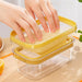 Airtight Butter Slicer & Keeper with Lid — Cutter and Fridge Storage Dish
