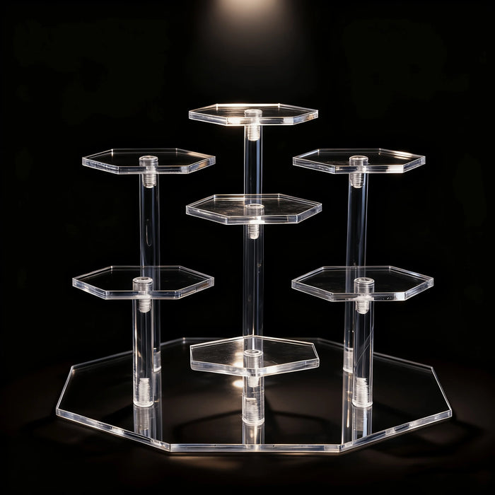 Acrylic Multi‑Style Jewellery Display Stand – Multifunctional Accessory Display