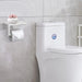 Stainless Steel Toilet Roll Holder with Marble Shelf and Mobile Phone Shelf