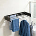 Carbon Steel Invisible Wall-Mounted Clothes Drying Rack — 60cm Hidden Foldable, Heavy-Duty