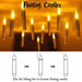 12-Pack Floating LED Taper Candles with Magic Wand Remote — Flameless Flicker Lights